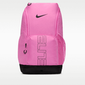 Nike Varsity Elite backpack in Playful Pink with a large main compartment and convenient pockets.